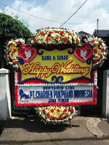 Karangan Bunga Pernikahan jekan raya